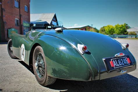 This Jaguar XK120 is a Road Legal Kiwi Racing Legend