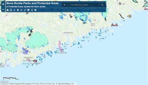 Nova Scotia Protected Areas Interactive Map | Murphy's Camping | Nova Scotia