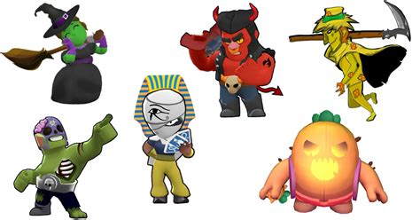 Brawl Stars Halloween Skins Edition : r/Brawlstars