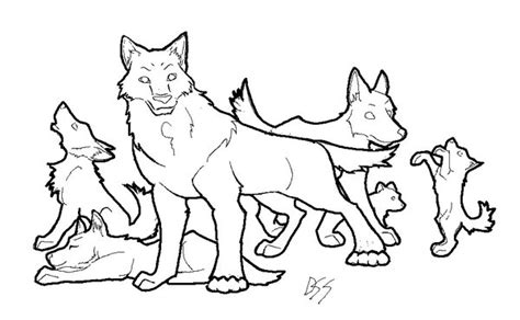 Wolf Pack Coloring Pages - Get Coloring Pages