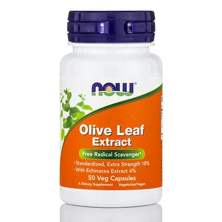 Olive Leaf Extract 50 Veg Capsules - Walmart.com
