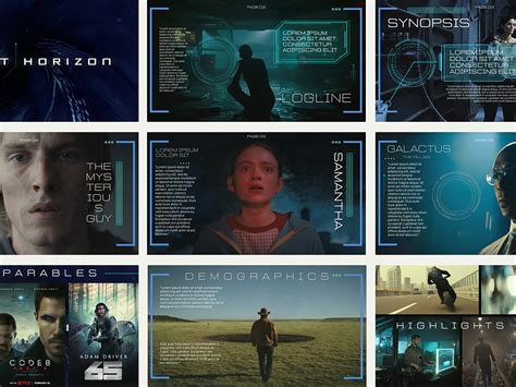 Movie Pitch Deck Designs designs, themes, templates and downloadable graphic elements on Dribbble