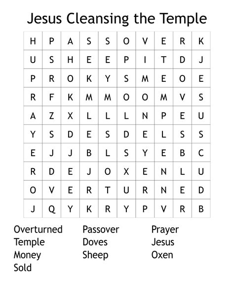 Jesus Word Search For Kids - vrogue.co