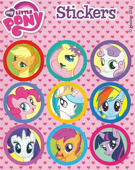 My Little Pony Magazine - Stickers by Dori-to on DeviantArt