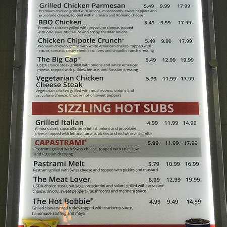 CAPRIOTTI'S SANDWICH SHOP, Kennesaw - Menu, Prices & Restaurant Reviews - Order Online Food ...