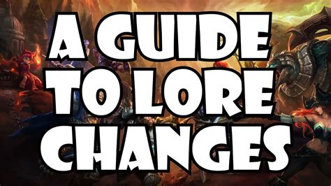 A Guide to League of Legends Lore Changes - YouTube