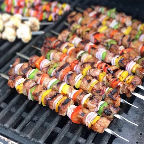 Grilled Beef Sirloin Kabobs - DadCooksDinner