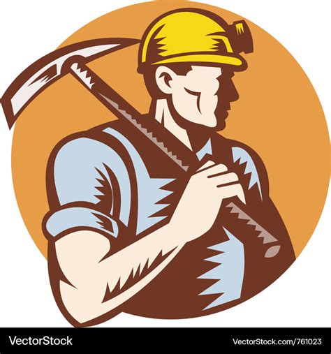 Coal miner Royalty Free Vector Image - VectorStock