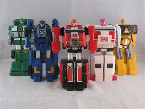 Power Rangers Turbo Deluxe Rescue Megazord Vintage Incomplete Action ...