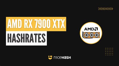 AMD RX 7900 XTX specs and mining hashrate | NiceHash