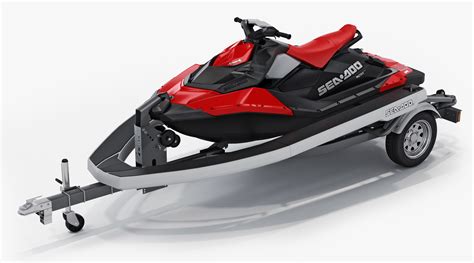 Sea-doo spark trailer 3D model - TurboSquid 1190857