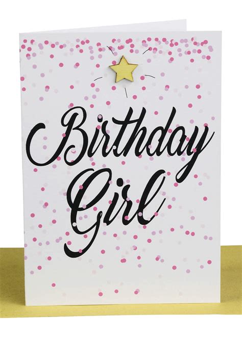 Wholesale Birthday Girl Greeting Card | Lil's Wholesale Cards Sydney