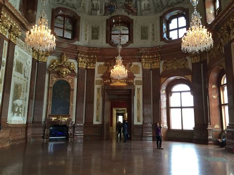 Inside the Belvedere Palace - Vienna