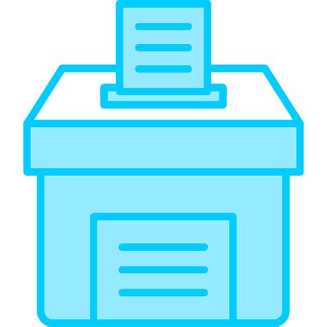 Voting box Generic Blue icon