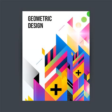 Free Vector | Abstract geometric poster design