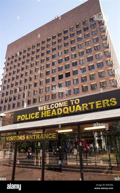 New York City Police Headquarters, Visitors Entrance, One Police Plaza ...