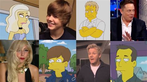 Behind the Voice of the Simpsons Celebrities Cameo - YouTube