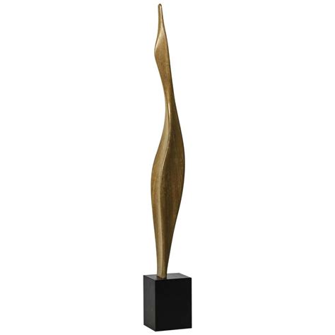 Wooden Black Sculpture By Kilar 1970 at 1stdibs