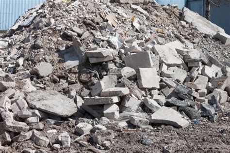 Concrete debris on construction site — Stock Photo © romantsubin #25762205