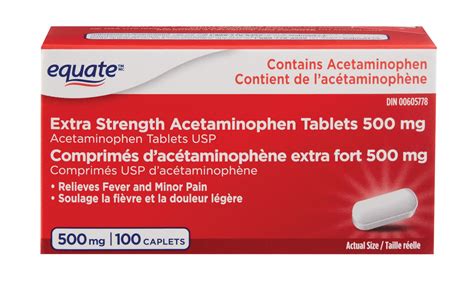 Extra Strength Acetaminophen Tablets 500 mg | Walmart Canada