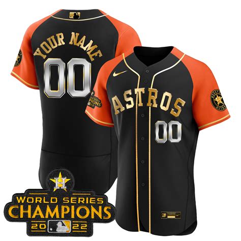 Astros 2023 Gold Alternate Custom Jersey – All Stitched – TXTrend Shop