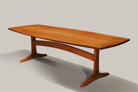 Image result for mid century modern trestle table | Trestle dining tables, Trestle table plans ...