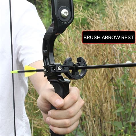 ACCEDE Archery Arrow Rests Compound Bow Shelf Brush Bow Arrow Rest Shooting Hunting Tool ...