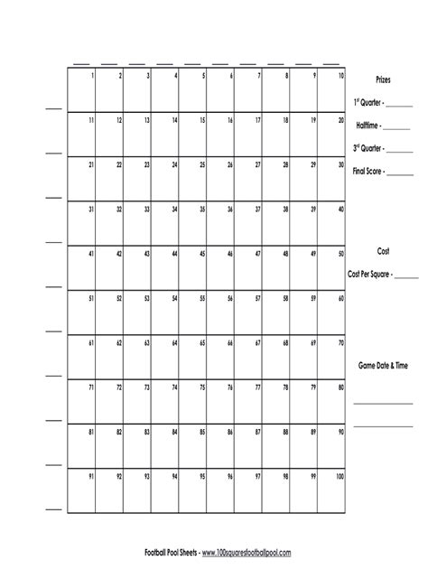 Nfl Weekly Pick Em Master Sheet - Fill Online, Printable, Fillable ...