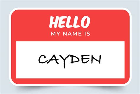 Cayden Name Meaning: Origin and Significance