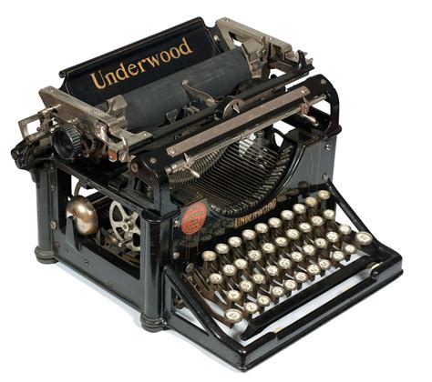 Underwood 1 Typewriter - Antique Typewriters