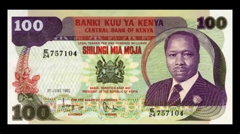 All Kenyan Shilling Banknotes - 1966 to 1995 in HD - YouTube