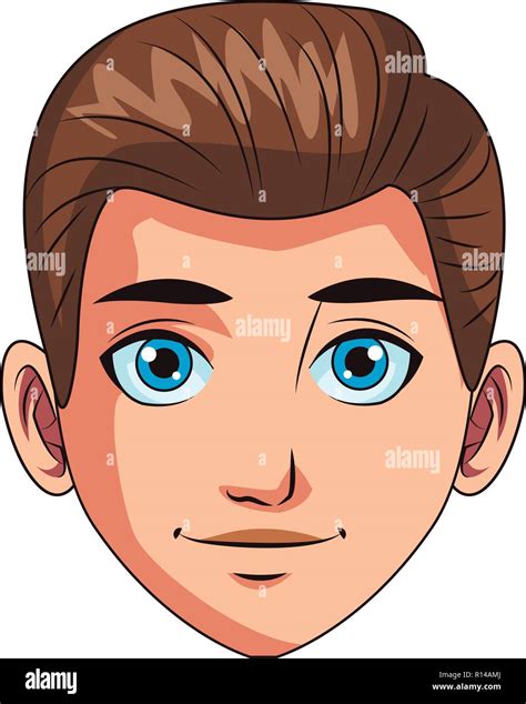 young man face cartoon Stock Vector Image & Art - Alamy