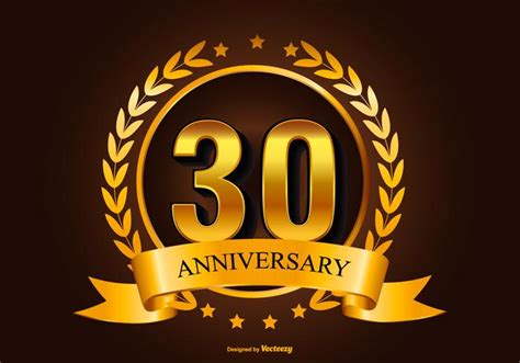 30th Anniversary Illustration - Download Free Vector Art, Stock ...