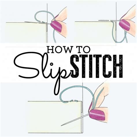 How to sew slip stitch - How to sew - Sew Magazine