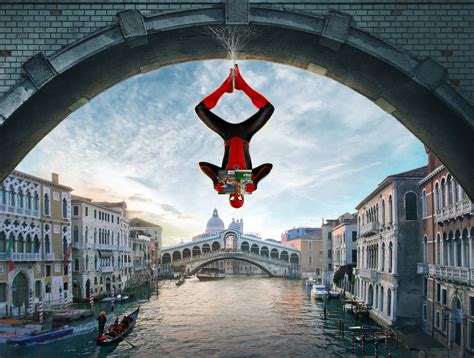 Download Spider Man Far From Home 2019 Venice Wallpaper | Wallpapers.com