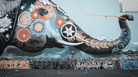 Multi Colored Elephant Graffiti [1920x1080] | Landscape design software, Free landscape design ...