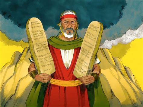 Free Bible illustrations at Free Bible images of Moses on Mount Sinai ...