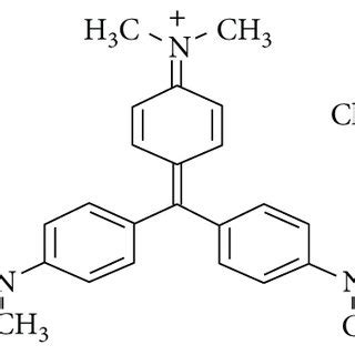 Chemical structure of crystal violet. | Download Scientific Diagram