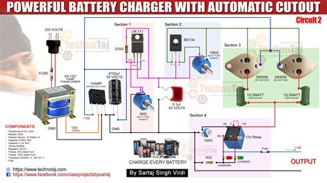 Best Battery Charger with Auto Cut-Off | Electronic School Projects