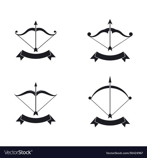 Archer logo icon Royalty Free Vector Image - VectorStock