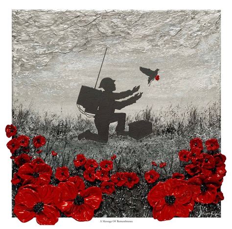 A Message of Remembrance by Remembrance Artist Jacqueline - Etsy UK