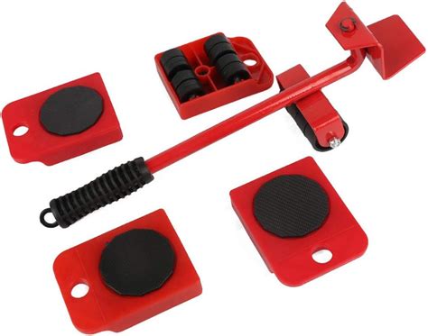 Furniture Lifter Easy to Move Slider 5 Piece Mobile Tool Set, Heavy Furniture Appliance Moving ...