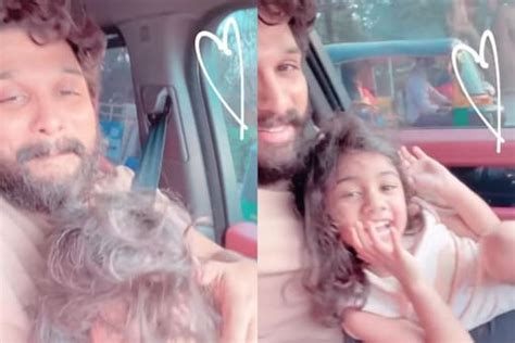 Allu Arjun Teases Daughter Arha, Plays With Her Hair In Adorable Video ...