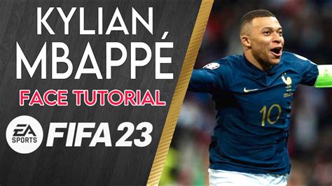 KYLIAN MBAPPE FACE FIFA 23 | PRO CLUBS | CLUBES PRO | LOOKALIKE ...