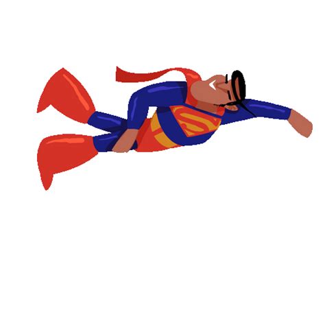 Superman Flying Freestyle Strokes GIF | GIFDB.com