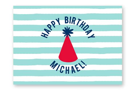 Happy Birthday Placemat — When it Rains Paper Co. | Colorful and fun ...