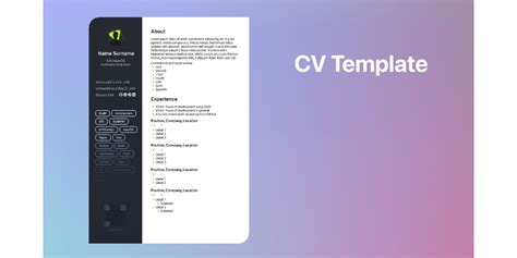 CV Template (Community) | Figma Community