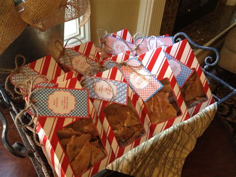 2012 neighbor treats...peanut brittle | Peanut brittle, Gift wrapping, Brittle