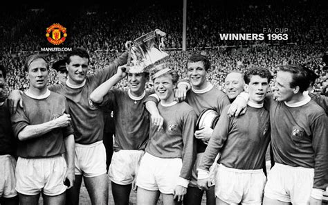 FA Cup Winners 1963 | Manchester united, Manchester united football club, Manchester united football