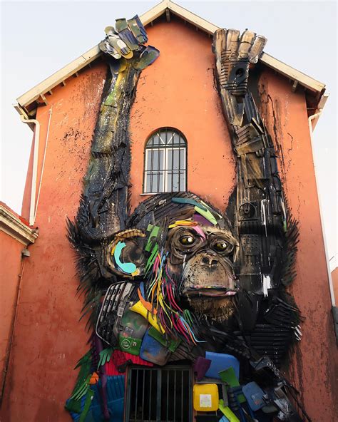 Escape Kit - Attero (Latin for waste) Artist Bordalo II has...